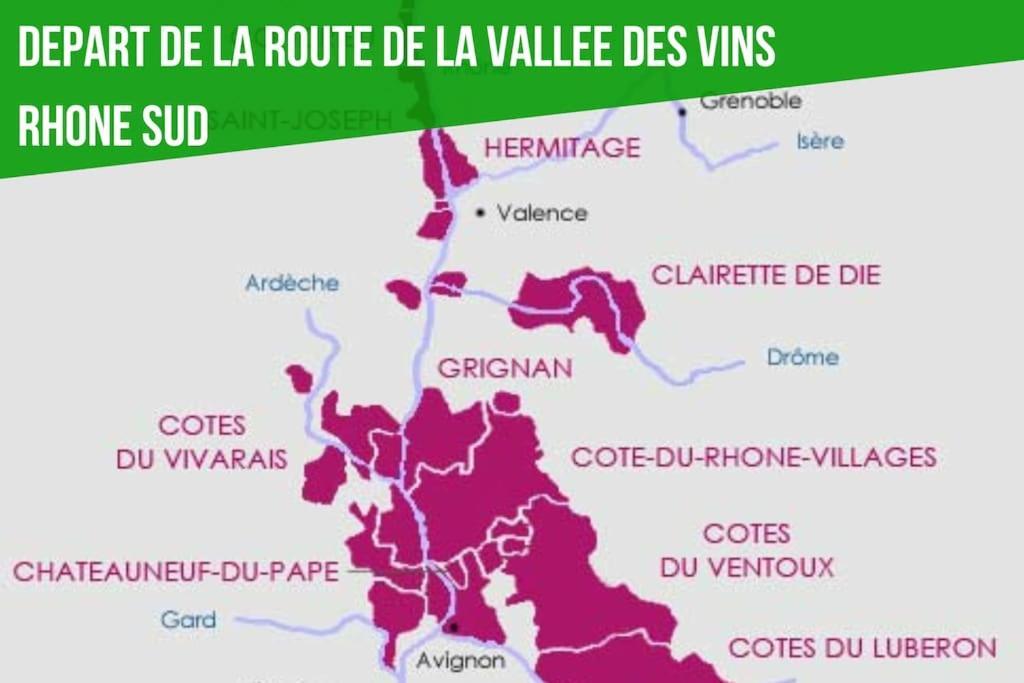 La Glycine - Parking Gratuit - Ac Clim - Cour Prive - Lägenhet Villeneuve-lès-Avignon Exteriör bild