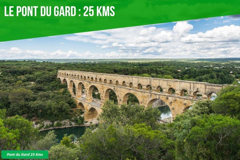 La Glycine - Parking Gratuit - Ac Clim - Cour Prive - Lägenhet Villeneuve-lès-Avignon Exteriör bild